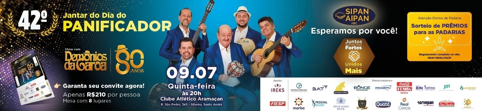 42º Jantar do Dia do Panificador – 2026